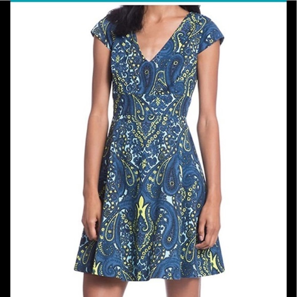 Plenty Dresses by Tracy Reese Melanie Paisley Dress with Pockets